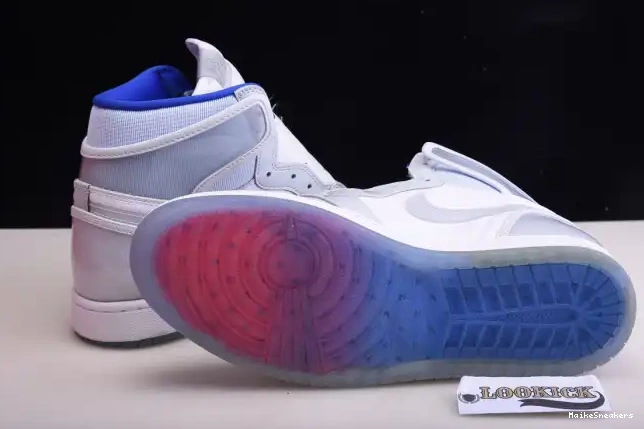 MaikeSneakers Air Jordan Zoom Retro 1 Blue CK6637-104 High Racer White 0428